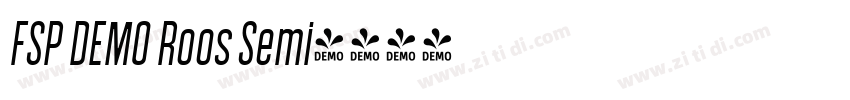 FSP DEMO Roos Semi字体转换 FSP DEMO Roos Semi字体转换